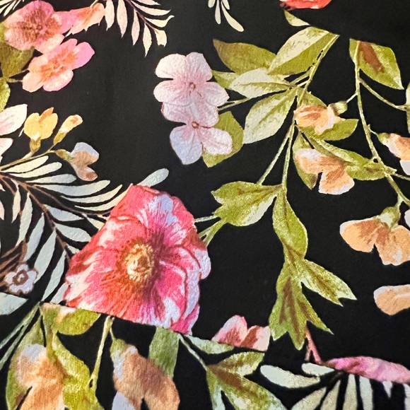 Lily Rose XXL JUNIOR Dress Floral Tropical Dress Spaghetti‎ Strap Sweetheart Top - Picture 4 of 6